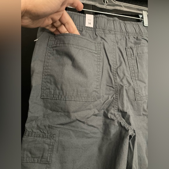 The Children's Place Gray boys Shorts Adjustable Size 14 and Adidas tshirt Sz 14 - Picture 5 of 11